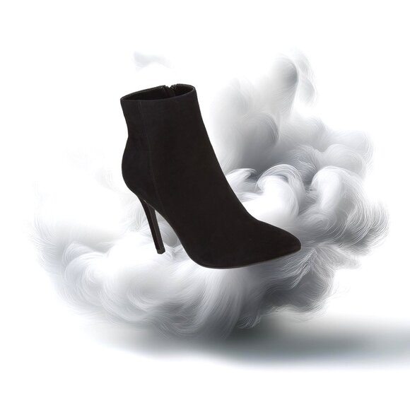 Charles David Delicious Black Suede Stiletto Bootie, Size 8.5 - Picture 13 of 13